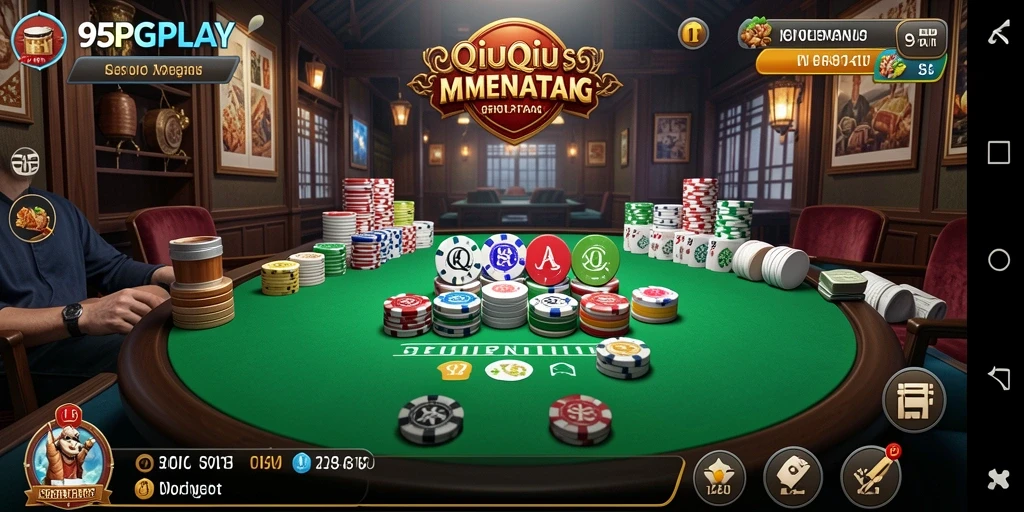 Screenshot gameplay QiuQiu yang menampilkan pengalaman bermain yang seru.