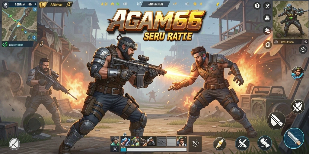 Tampilan gameplay AGAM66 menampilkan pertempuran seru dan strategi unik.