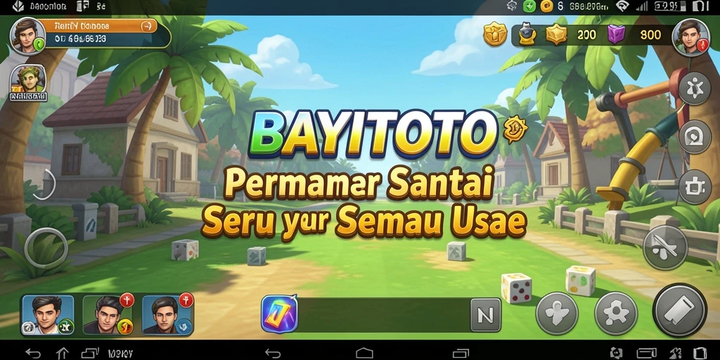 Screenshot utama menunjukkan gameplay santai dan interaktif dari BAYITOTO.