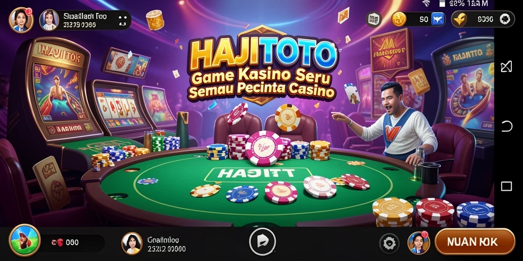 Gameplay menarik HAJITOTO dengan pilihan permainan kasino yang seru.