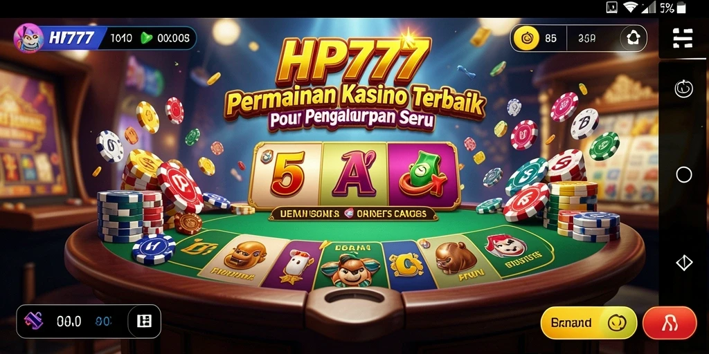 Tampilan gameplay HP777 yang mendebarkan dengan fitur menarik.