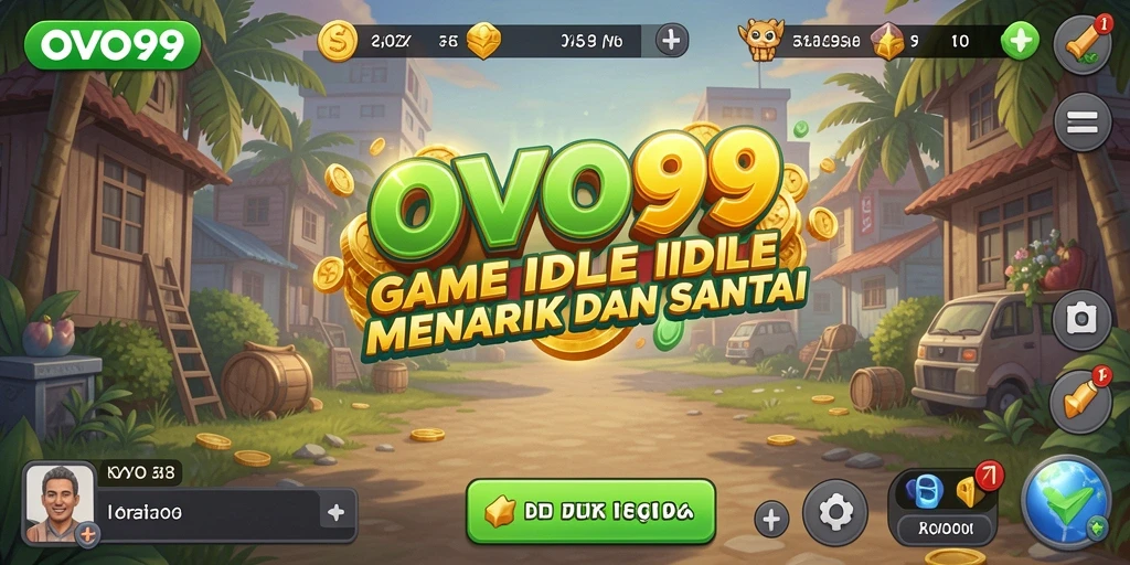 Tampilan gameplay OVO99 yang seru dan santai.