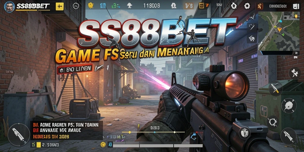 Tampilan gameplay seru dalam SS88BET dengan aksi FPS yang mendebarkan.