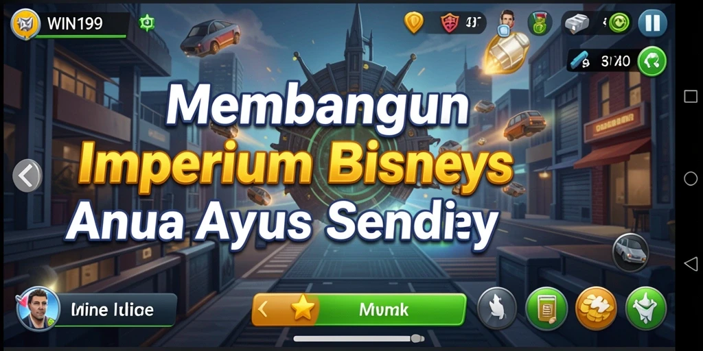 Tangkapan layar gameplay WIN199 yang memperlihatkan pengelolaan bisnis yang seru.